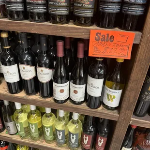 Wide variety of wines. All different prices too!!