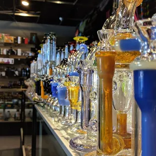 Wholesale and custom glass orders.