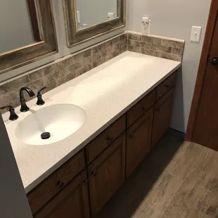 Hallway bathroom remodel