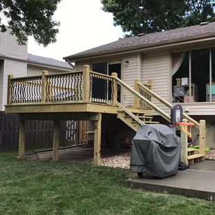 New deck - replaced