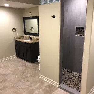 Basement renovation- bathroom