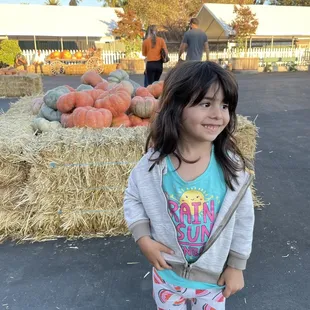 My daughter had so much fun looking at all the pumpkins