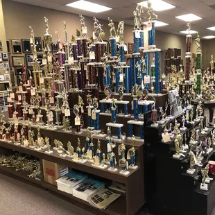 Short trophies, tall trophies!