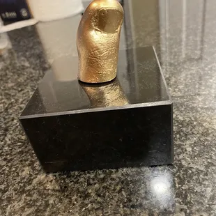 A toe trophy