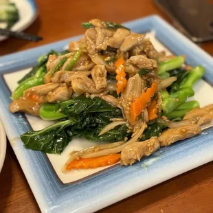 Chinese Broccoli with Chicken