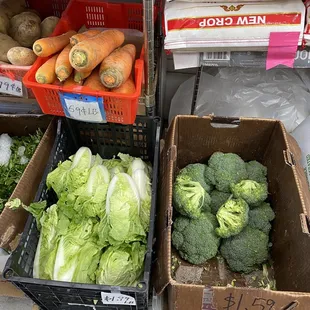 a variety of vegetables