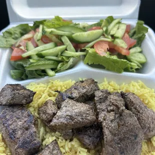Beef Kabob Plate
