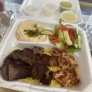 Chicken and Gyro combo !! Special request !