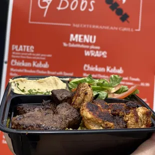 Chefs special combo plate!!
