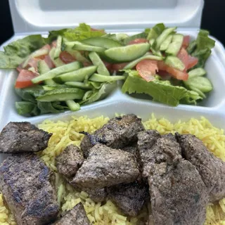 Beef Kabob Plate