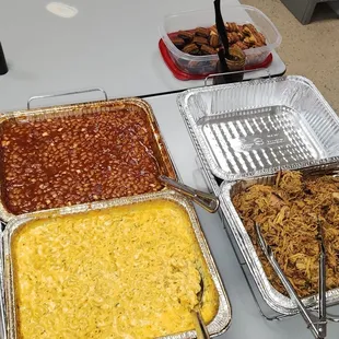 Smoked Barbacoa, Smoked Mac &amp; Cheese and our Smoked Baked Beans