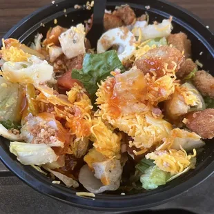 Deluxe Garden Salad with French Dressing