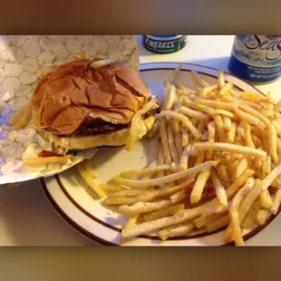 Nasty food. Is this a burger?