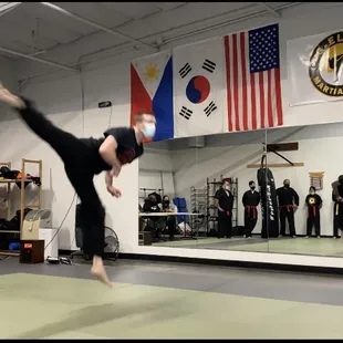 Guest instructor Brandon