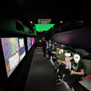 Inside the gaming truck!
