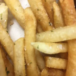 Shoestring fries/sorta like Parmesan fries