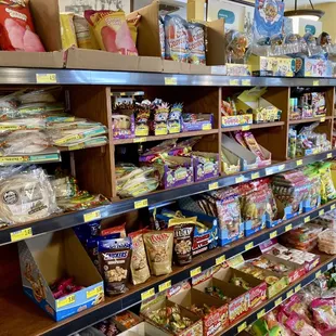 a variety of food items