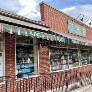 the outside of the store