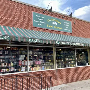 the outside of the store