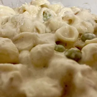 Tuna and shells pasta salad