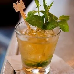 A luscious-looking Mint Julep from the Carousel Bar at the Hotel Monteleone.