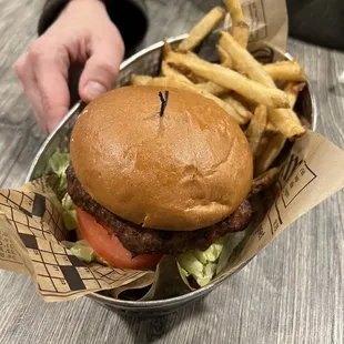 Shack Burger with Fries