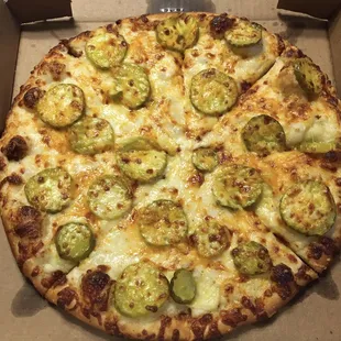 Pickle pizza - so unique and delicious!