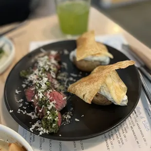 charred bavette steak