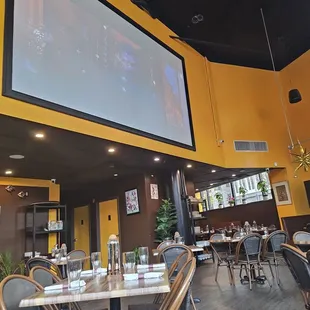 TV playing movies