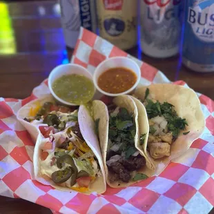 Taco Tuesday  Chicken -ground beef -steak