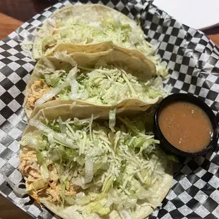 Shredded Chicken Tacos