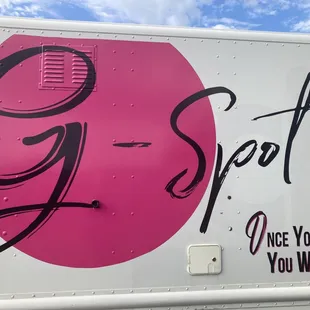 Logo &amp; graphics on the truck.