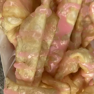 Italian churros, close-up.