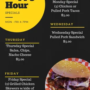 Happy Hour Menu