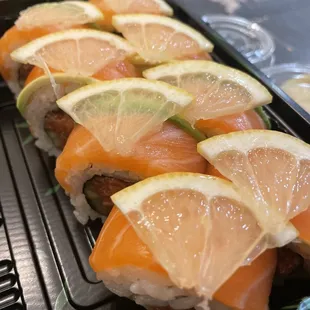 sunkist lemon Salmon Roll