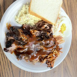 Two Meat Brisket &amp; Pulled Pork