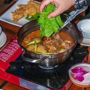 Goat hotpot