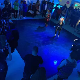 Iron Girl and Thor Girl dance off!