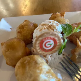 Fried Bananas with Thai Coconut Ice Cream