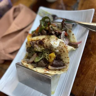 Carne asada tacos