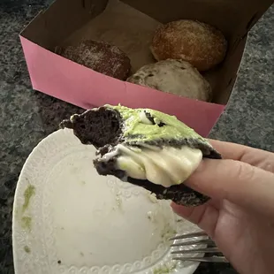 Donut pickup, this matcha one was to die for.