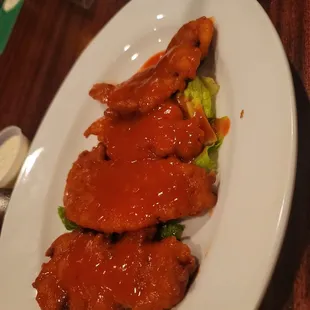 Buffalo tenders. Very good.