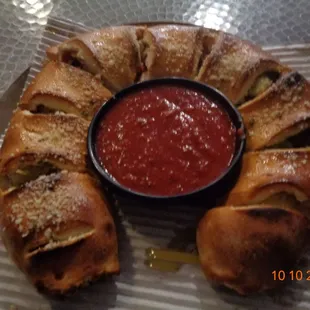 Skinny Sicilian Stromboli to die for!