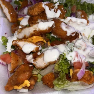 Best Food ever Wings, burgers and Chicken Salad