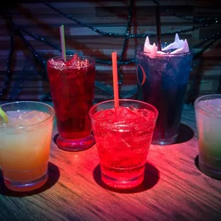 Drinks .. fruitty flavors