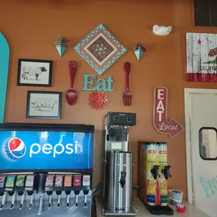 Tex Mex like turquoise color scheme.