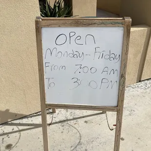 Hours.