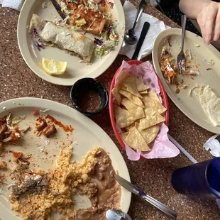 Sorry, forgot to take the photo before we started eating.