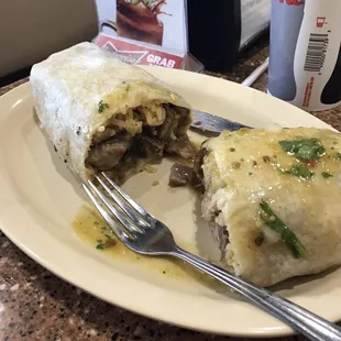 Chile Verde Enchilada