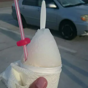 Horchata flavor with ice cream